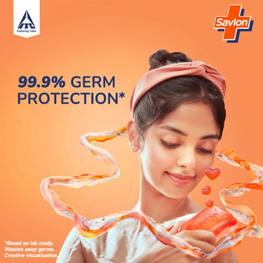 Savlon Moisturizing Glycerin Soap Bar With Germ Protection Soap for Women & Men, For All Skin Types 600g or above (Combo Pack of 5)